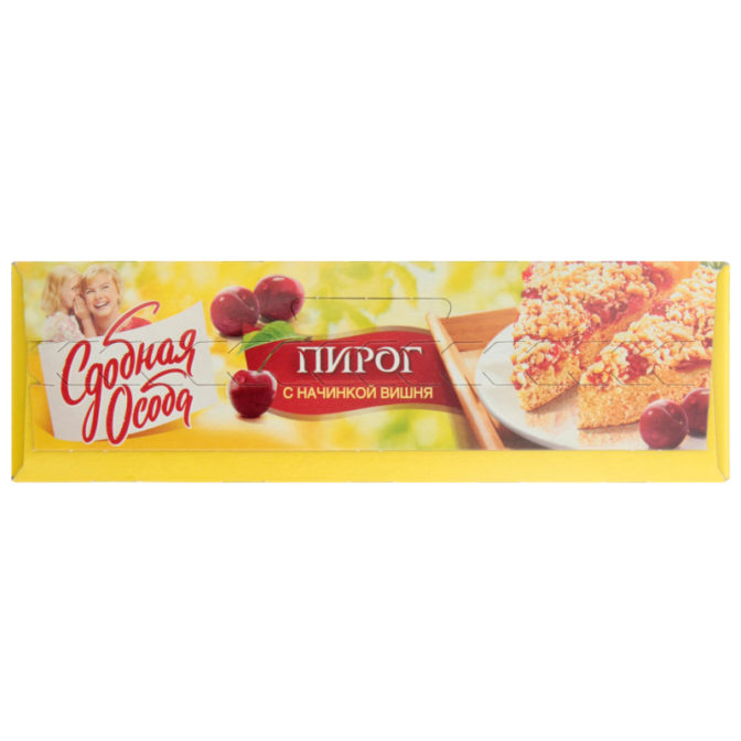 Пирог Сдобная Особа с начинкой вишня, 400 г