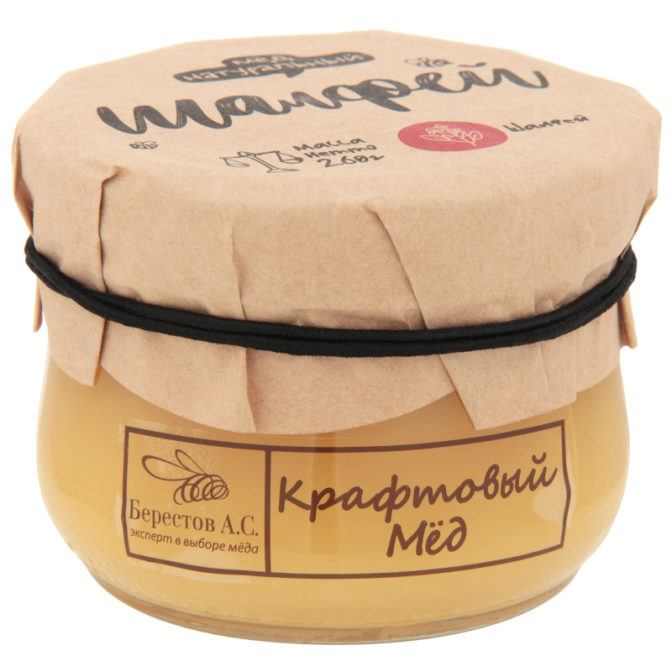 Мед Берестов А.С. Крафтовый Шалфей, 260 г