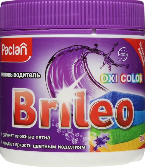 Пятновыводитель Palcan Brileo Oxi Color, 500 г