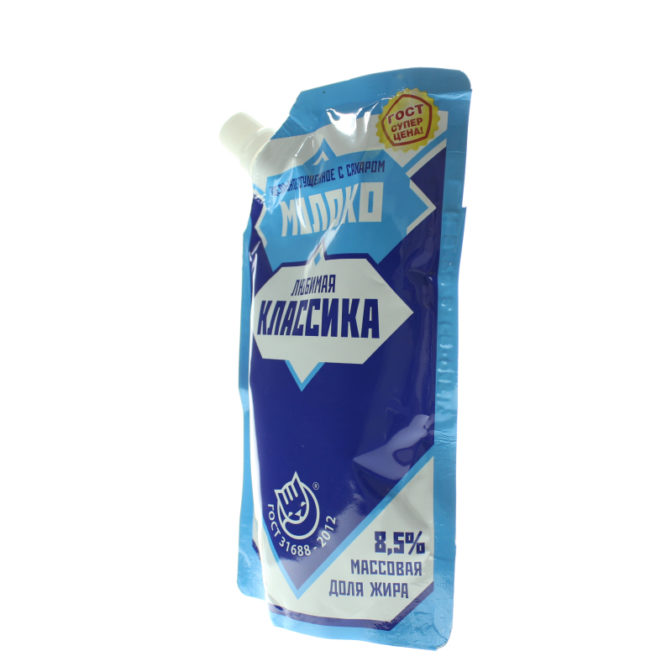 Молоко сгущенное 8.5% цельное с сахаром Любимая Классика д/п 270г