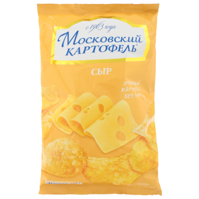 Чипсы картофельные Сыр Московский картофель м/у 70г