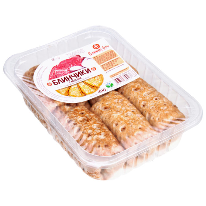 Блинчики Блинни бон с мясом, 400 г