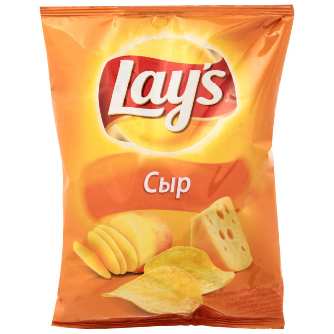 Чипсы картофельные Сыр Lays м/у 80г