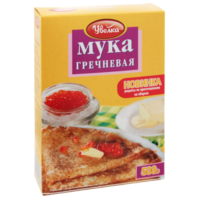 Мука Увелка гречневая, 500 г
