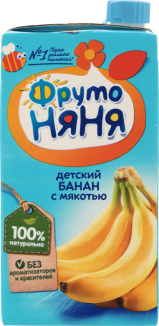 Нектар для детей от 3лет Банан ФрутоНяня т/п 0.5л