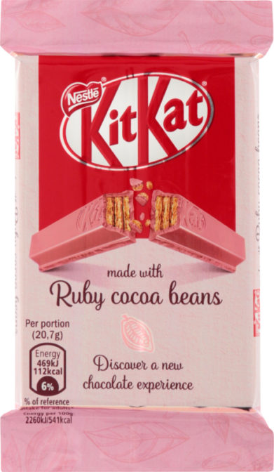 Шоколад KitKat Ruby Cocoa Beans, 41.5 г