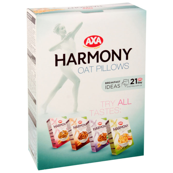 Готовый завтрак Axa Harmony Oat Pillows подушечки овсяные, 200 г
