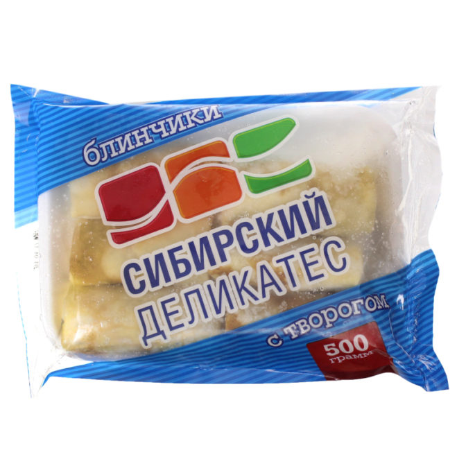 Блинчики Сибирский деликатес с творогом, 500 г