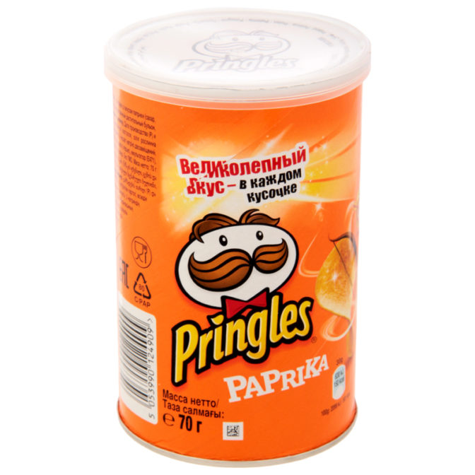 Чипсы картофельные Pringles со вкусом паприки, 70 г