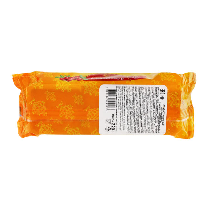 Сладости мучные К самовару с желе со вкусом клюквы, 220 г