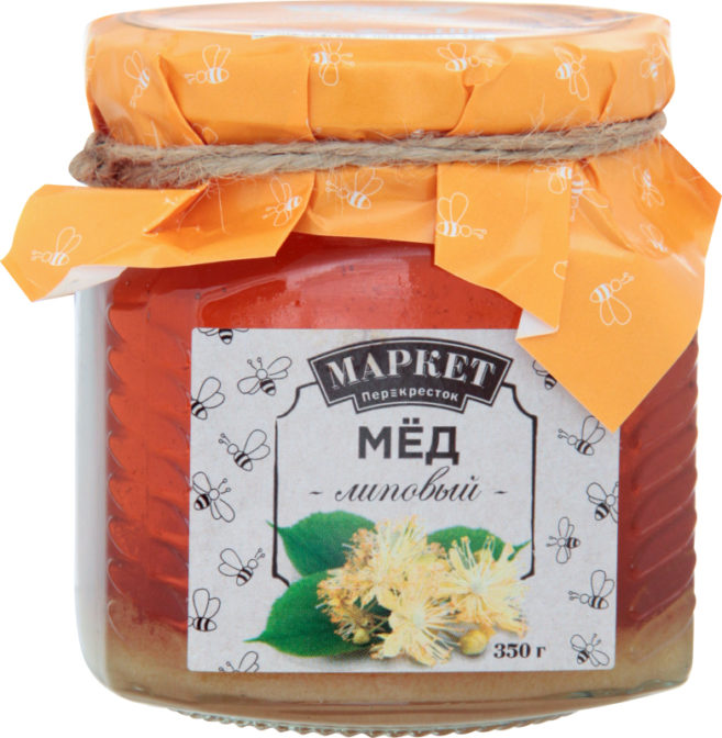Мёд Маркет Перекресток липовый, 350 г