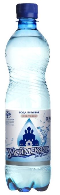 Вода природная питьевая "УЛЕЙМСКАЯ-ПИТЬЕВАЯ" негазированная, 0,5л