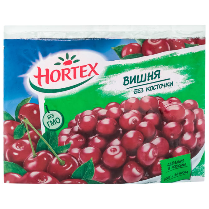 Вишня быстрозамороженная без косточки Hortex м/у 300г