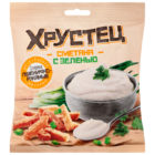 Сухарики Хрустец пшенично-ржаные со вкусом сметаны с зеленью, 80 г