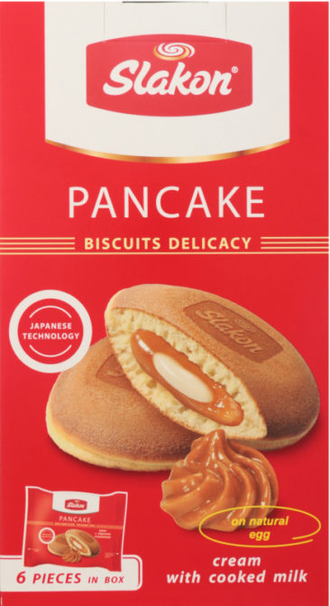 Оладьи Slakon Pancake с кремом вареная сгущенка, 252 г