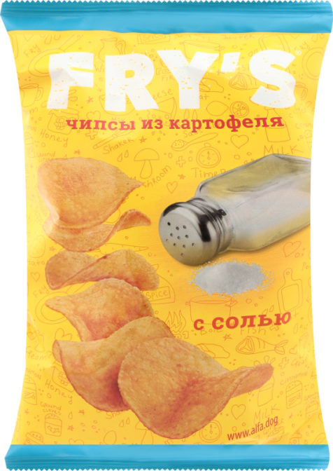 Чипсы картофельные Fry's с солью, 70 г