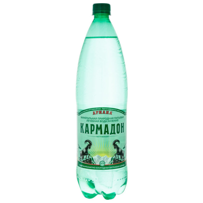 Вода минеральная газ Кармадон Ариана п/бут 1.5л