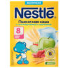 Пшеничная каша для детей Nestle молочная с кусочками яблока и земляникой, 220 г