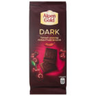 Шоколад Alpen Gold Dark темный с вишневыми кусочками со вкусом перца чили, 85 г
