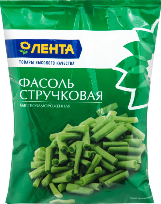 Овощи быстрозамороженные Лента фасоль стручковая зеленая, 400 г