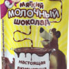 Продукт молочный 15% для детей Мягкий молочный шоколад Маша и Медведь д/п 100г