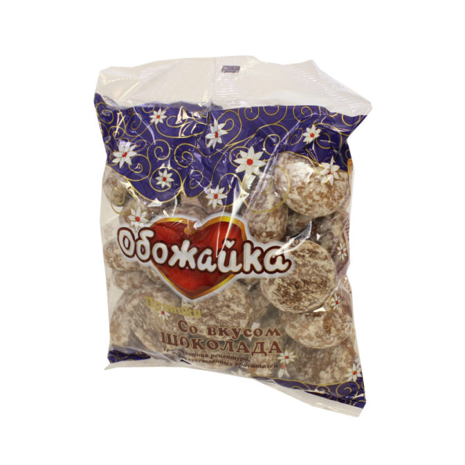 Пряники со вкусом шоколада Обожайка Сормовская КФ м/у 380г