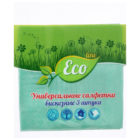 Салфетки универсальные Eco Line Русалочка вискозные 3шт, упак