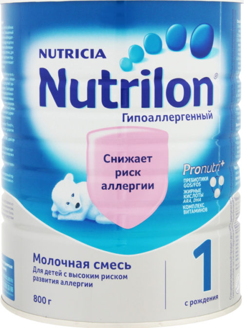 Смесь для детей Nutricia Nutrilon Гипоаллергенный 1 сухая молочная от 0 месяцев, 800 г