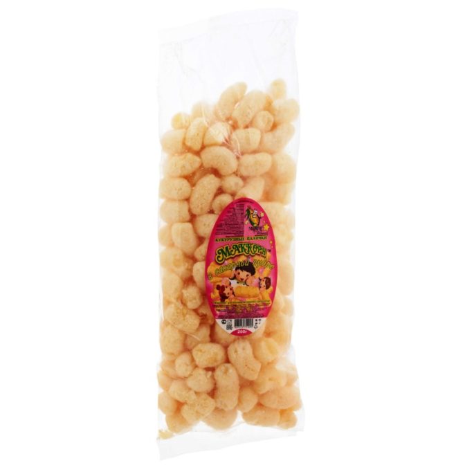 Кукурузные палочки Маккорн в сахарной пудре, 200 г