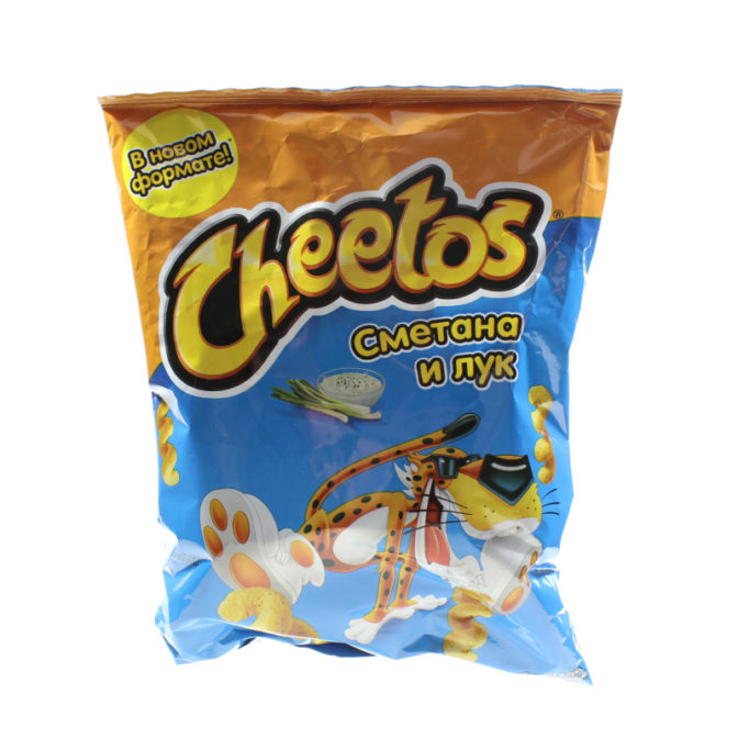 Палочки кукурузные Сметана и лук Cheetos м/у 55г