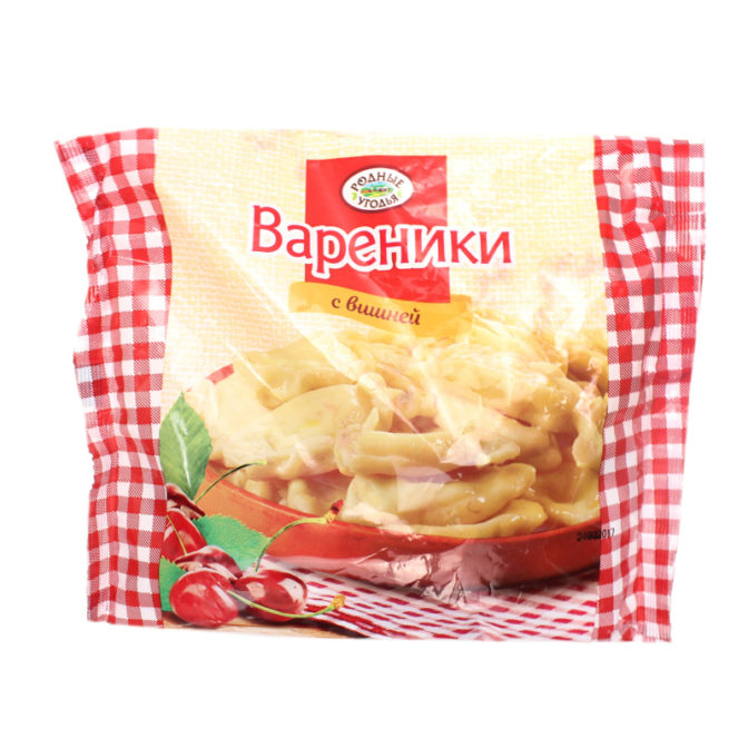 Вареники с вишней Родные угодья м/у 350г