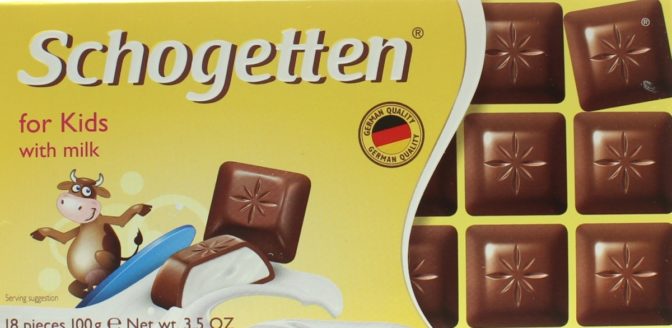 Шоколад молочный For kids Schogetten к/у 100г