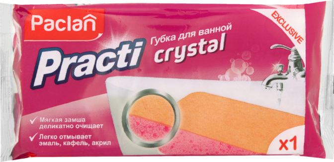 Губка для ванной Paclan Practi Crystal