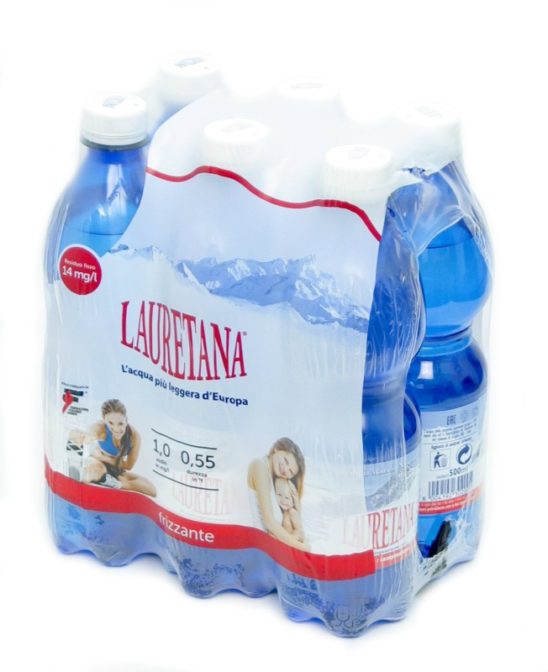 Вода минеральная Lauretana газ, 0,5л, ПЭТ