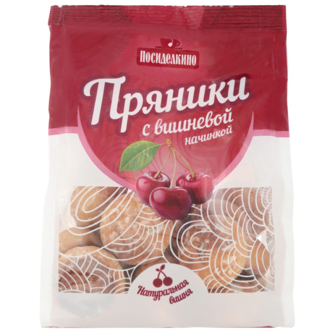 Пряники с вишневой начинкой Посиделкино м/у 300г