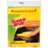 Салфетка Scotch-Brite универсальная 4шт, упак