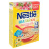 Каша для детей Nestle Шагайка молочная 5 злаков земляника садовая яблоко малина от 12 месяцев, 200 г