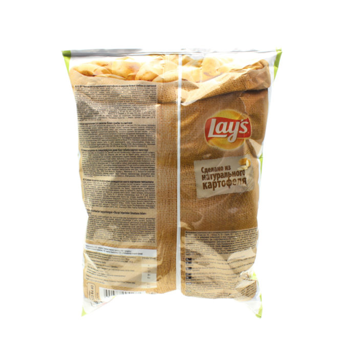 Чипсы картофельные Белые грибы со сметаной Lays м/у 80г