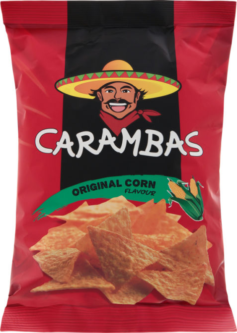 Чипсы кукурузные Carambas Original Corn Оригинальные, 150 г