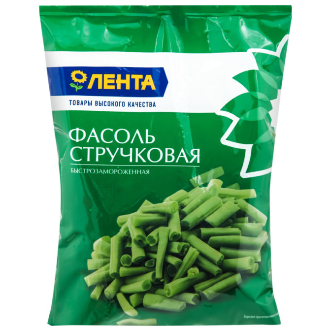 Овощи быстрозамороженные Лента фасоль стручковая зеленая, 400 г