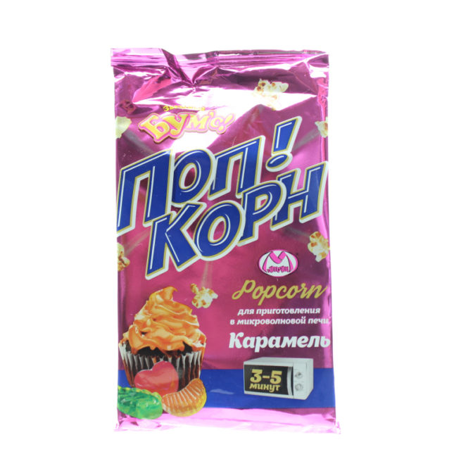 Попкорн карамельный для СВЧ Бум'с! м/у 100г
