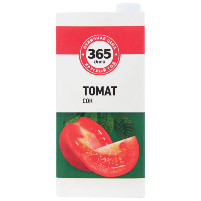 Сок 365 дней Томат, 1.93 л