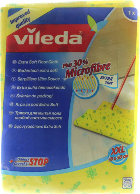 Тряпка для мытья пола Vileda XXL впитывающая 50x50см