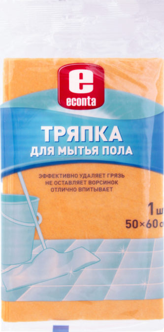 Тряпка для мытья пола Econta 50x60см