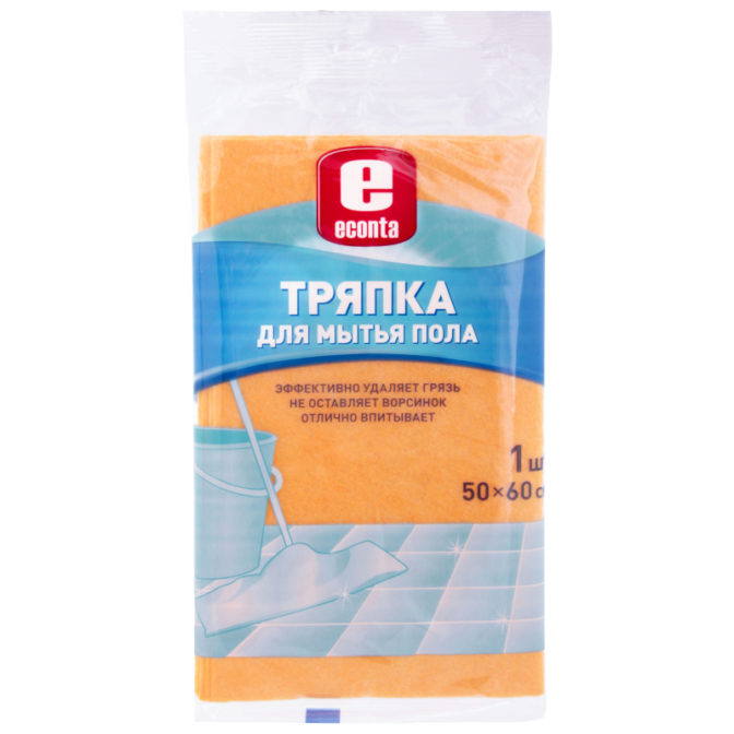 Тряпка для мытья пола Econta 50x60см