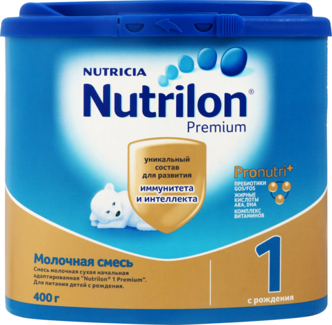 Смесь молочная сухая для детей с рождения №1 Premium Nutrilon п/у 400г
