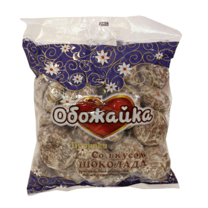 Пряники со вкусом шоколада Обожайка Сормовская КФ м/у 380г