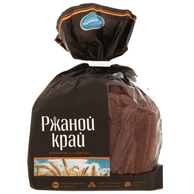 Хлеб Коломенское Ржаной край заварной в нарезке, 300 г