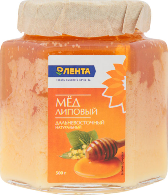 Мед Лента Липовый Дальневосточный натуральный, 500 г