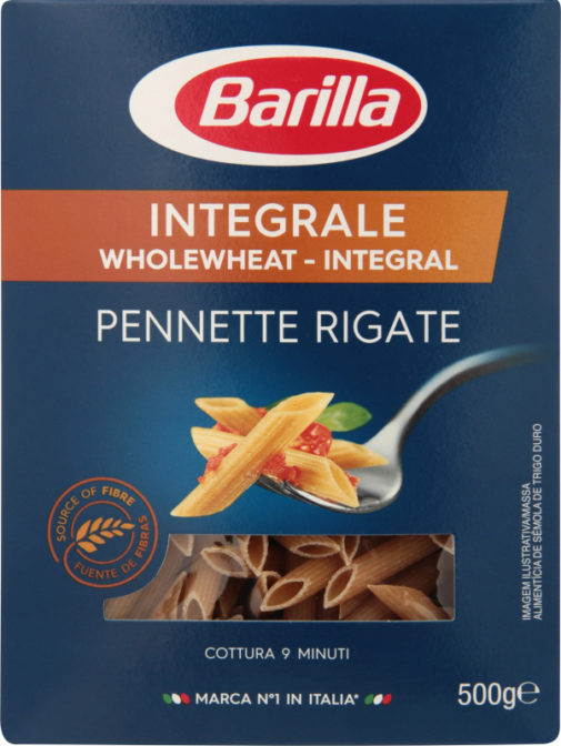 Макароны Barilla Pennette Rigate Integrale, 500 г